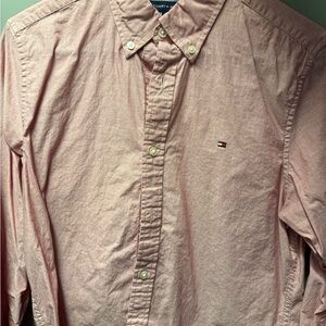 Tommy Hilfiger Men's Light Red Shirt